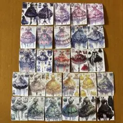 ドレス 海外シール ステッカー 27枚 おすそ分け