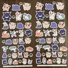 4サイズステッカー　ポケモン　２枚セット