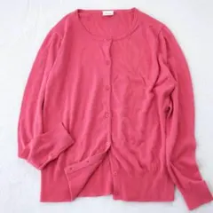 ヴァントロワ◇薄手カーディガン レイヤード 差し色コーデ 冷房対策 Mのサムネイル