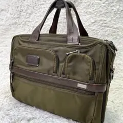 希少色✨トゥミ　エクスパンダブル　ブリーフケース　カーキ　2way A4