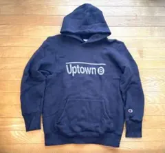 チャンピオン スウェットパーカー UptownB裏起毛 ロゴ刺繍
