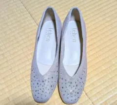 tehen ベージュパンプス 22.5cm