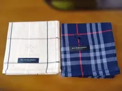 BURBERRY チェック柄ハンカチ 2枚セット