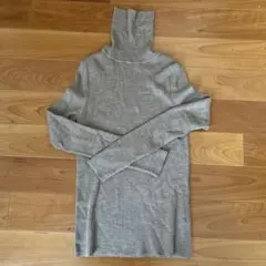 UNIQLO メリノウール　タートルネックセーター　ブラウン　茶　L