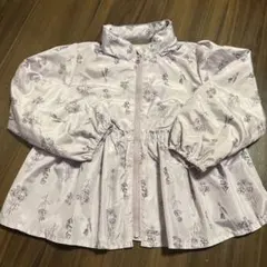 薄紫 花柄 ジャケット 120