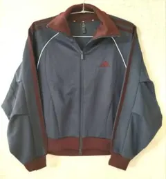 adidas ジャージジャケット グレー/バーガンディ