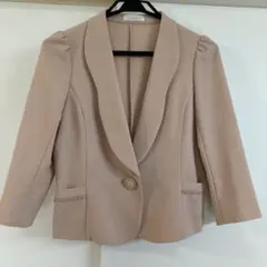 テーラードジャケット 明るめスモーキーピンクのサムネイル