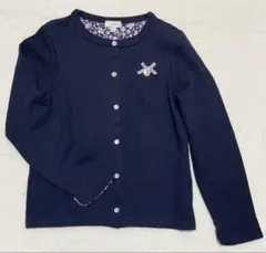 anyFAM ネイビー カーディガン リボン付き