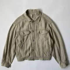 OLD バナナリパブリック リネン トラッカージャケット ショート丈 〜90s