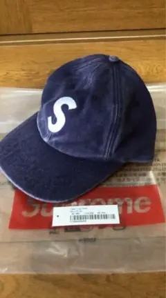 Supreme Pigment S Logo 6-Panel ネイビー　美品