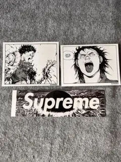 Supreme ステッカーとアートカード 3枚セット