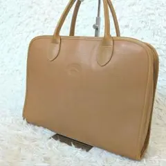 【人気カラー】LONGCHAMP ロンシャン　レザートートバッグ ビジネス A4のサムネイル