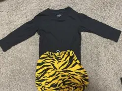 虎柄 かぼちゃパンツ セットアップ 95