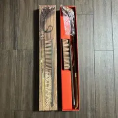 쇼와 레트로 일본 강아지 모티프 나무 구둣주걱 브러쉬 세트 미사용 빈티지