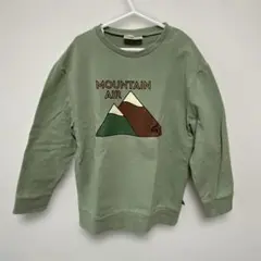 CARLIJNQ 、グリーン マウンテンエア トレーナー、122-128cm