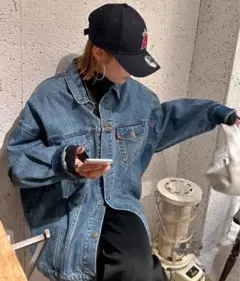 e*u様 SALE ungrid ビッグシルエットデニムジャケット ライトブルー