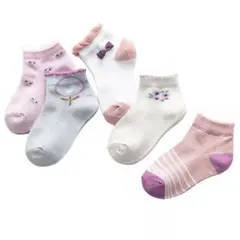 セール中　子供靴下5足セット16-18cm
