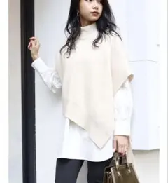 ベストレイヤードシャツワンピース【2way】 MURUA