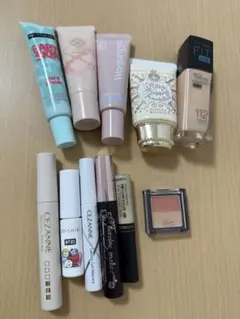 化粧下地、ファンデーション、マスカラ、コンシーラーセット内容量全て9割以上