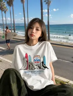 オリオンビール 【サイズL】Tシャツ 【新品未使用】ホワイト プリントTシャツ