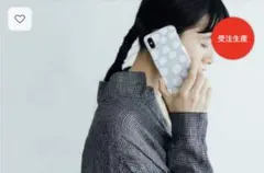 iPhoneXR ケース　kurasukoto グレー