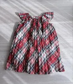 【babyGap】95cm チェック柄ノースリーブ ワンピース