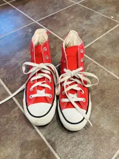 コンバースハイカットスニーカーCONVERSE ALL STAR 赤