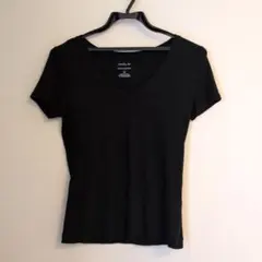 BANANA REPUBLIC レディース Vネック Tシャツ ブラックのサムネイル