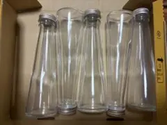 ガラスボトル 5本セット ハーバリウム用