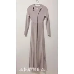 MERCURYDUO マーキュリーデュオ　2WAYスリットフレアニットワンピース