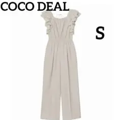 未使用タグ付き　COCO DEAL フリルデザインオールインワン サロペット