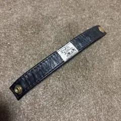 新品未使用】DOUBLE RL レザーブレスレットカー 真鍮銀 - メルカリ