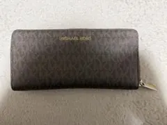 MICHAEL KORS ブラウン 長財布