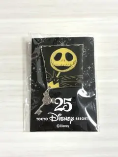 未開封★ディズニーランド 25周年 ジャック ピンバッジ★