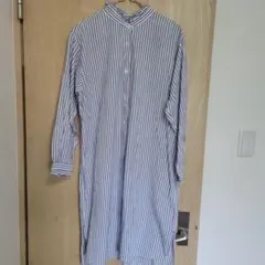 スタディオクリップ　ストライプシャツチュニック