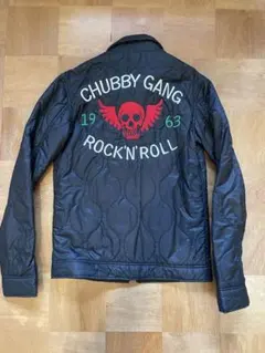 CHUBBY GANG ロックンロールスカルジャケット M 平成レトロ　訳あり