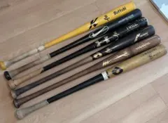 NPB 硬式木製バット 3本セット adidas ZETT SSK - メルカリ
