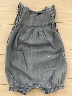 ベビーギャップ GAP デニムロンパース 12-18ヶ月