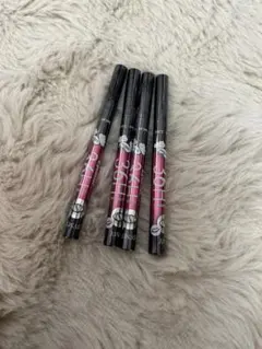 黒 リキッドアイライナー 4本セット