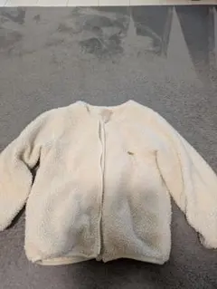 petit main ボア アウター アイボリー