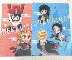 【新品未開封】鬼滅の刃 サントリー クリアファイル 煉獄 義勇 等 2枚セット