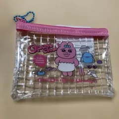 おぱんちゅうさぎ ミニメッシュポーチ　ピンク
