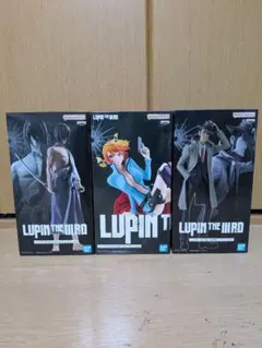 LUPIN THE IIIRD フィギュア 3体 五ェ門不二子銭形 新品未開封