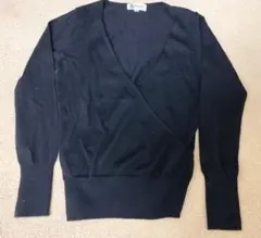 MICHEL KLEIN 長袖ニットセーター 38 黒