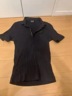 NICOLE CLUB FOR MEN ストライプポロシャツ 48 ダークグレーのサムネイル
