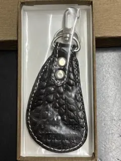 【未使用品】クロコダイル 本革 キーホルダー 鰐革 エキゾチックレザー 日本製