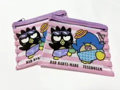 スシローコラボ　はぴだんぶい　クリアポーチ　2個セット