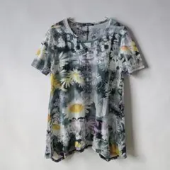 BRODIAEA ブローディア(M)花柄 半袖Tシャツ ラインストーンのサムネイル