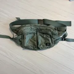 【希少】廃番 PORTER ポーター タンカー ウエストバッグ セージグリーン