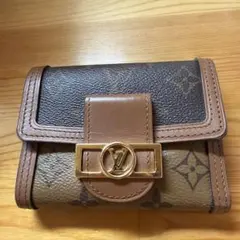 鑑定済み 美品 ルイヴィトン ポルトフォイユ ドーフィーヌ コンパクト